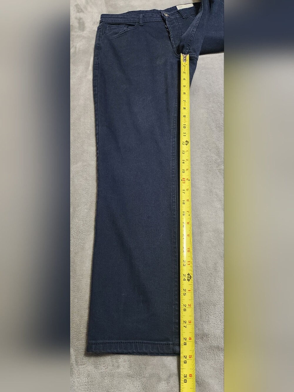 Denim Co Primark Blue Straight Stretch Jeans 32x30 - Picture 12 of 13